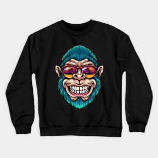 Cool Monkey Crewneck Sweatshirt